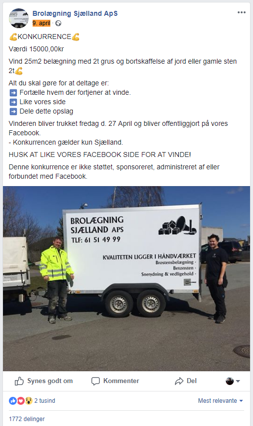 Heine Gustafson - Facebook indlæg 1